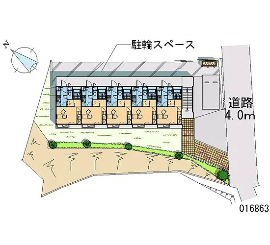 ★手数料０円★横須賀市太田和１丁目　月極駐車場（LP）